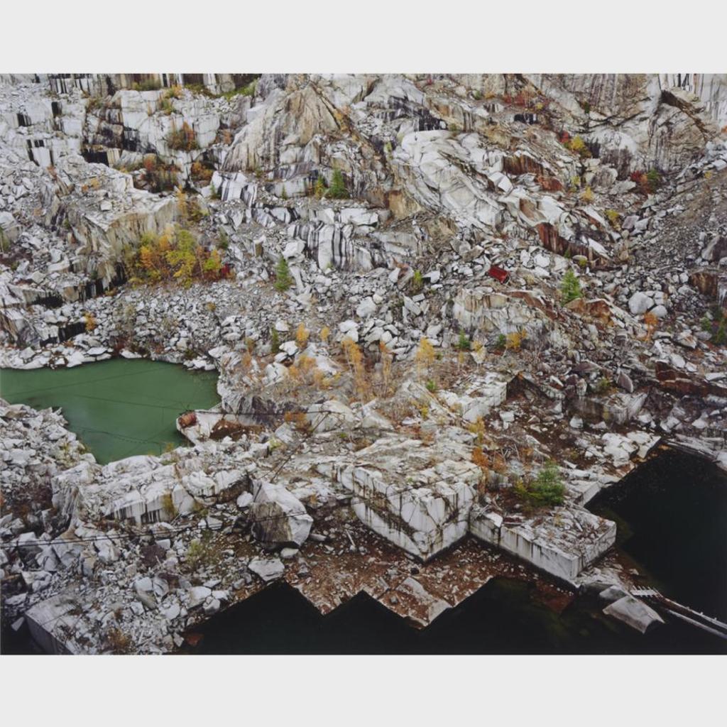 Edward Burtynsky (1955) - Rock Of Ages #24, Abandoned Section, Rock Of Ages Quarry, Barre, Vermont, 1991