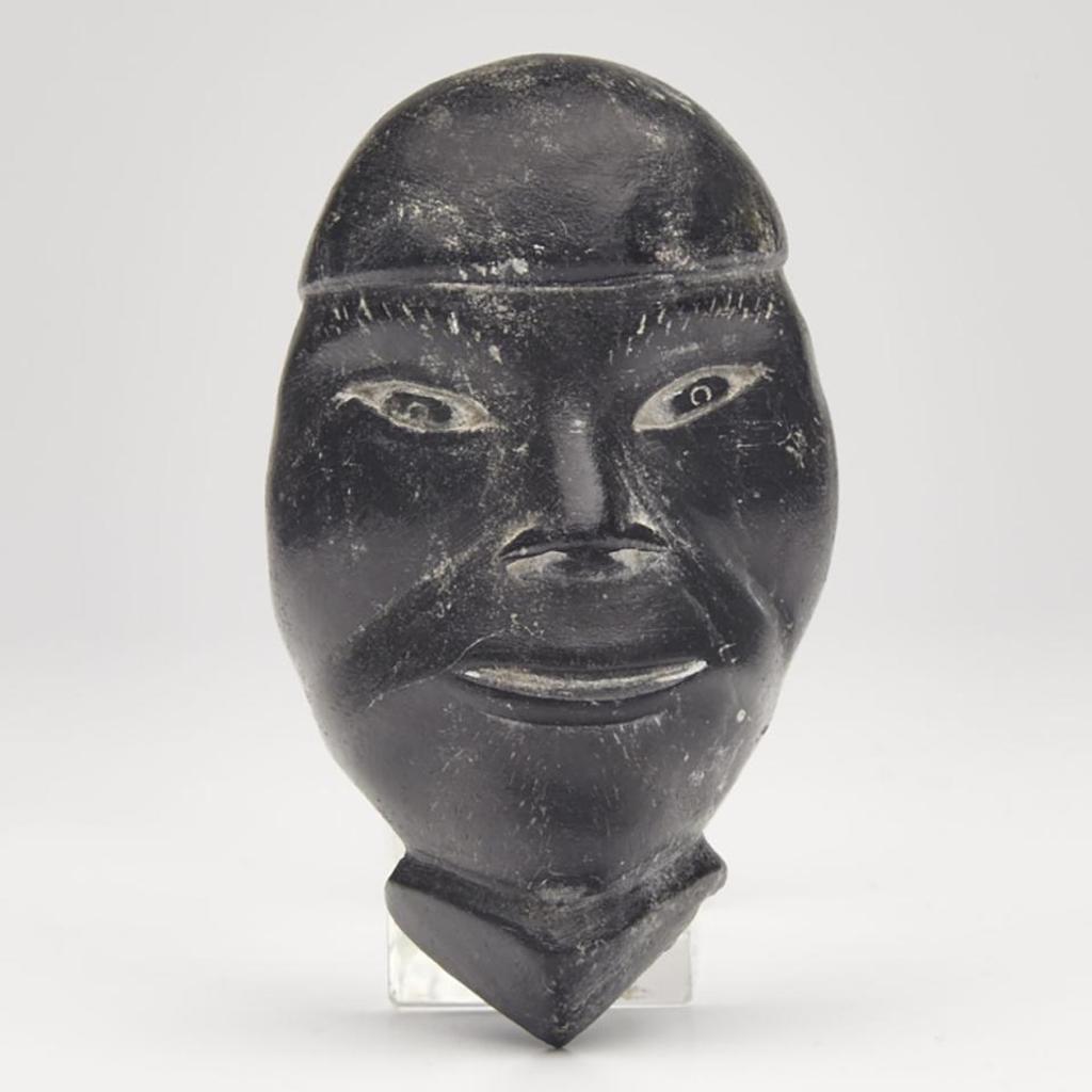 Johnny Inukpuk Qumaluk (1937-1985) - Tattooed Face Amulet