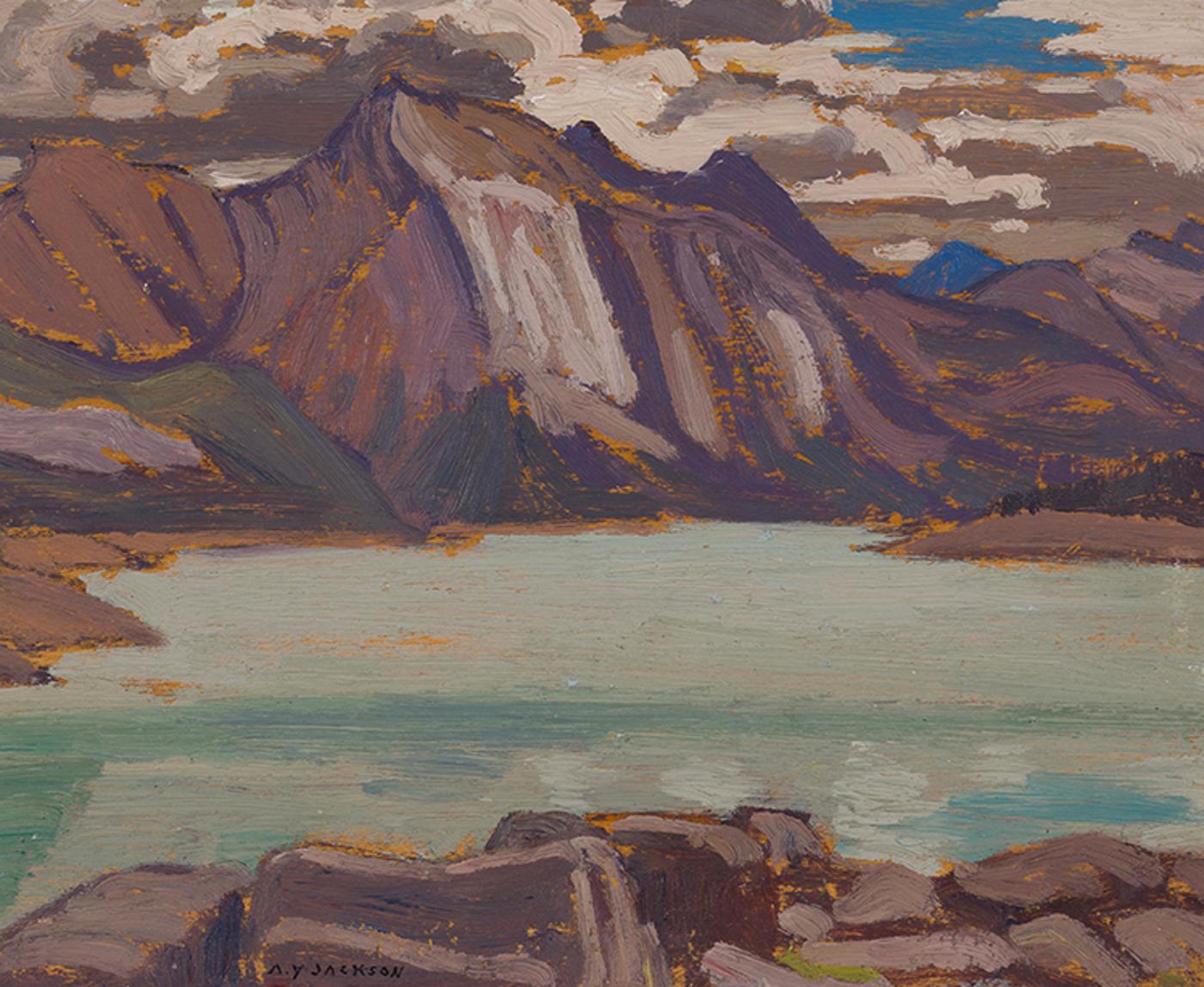 Alexander Young (A. Y.) Jackson (1882-1974) - Rocky Mountain Sketch