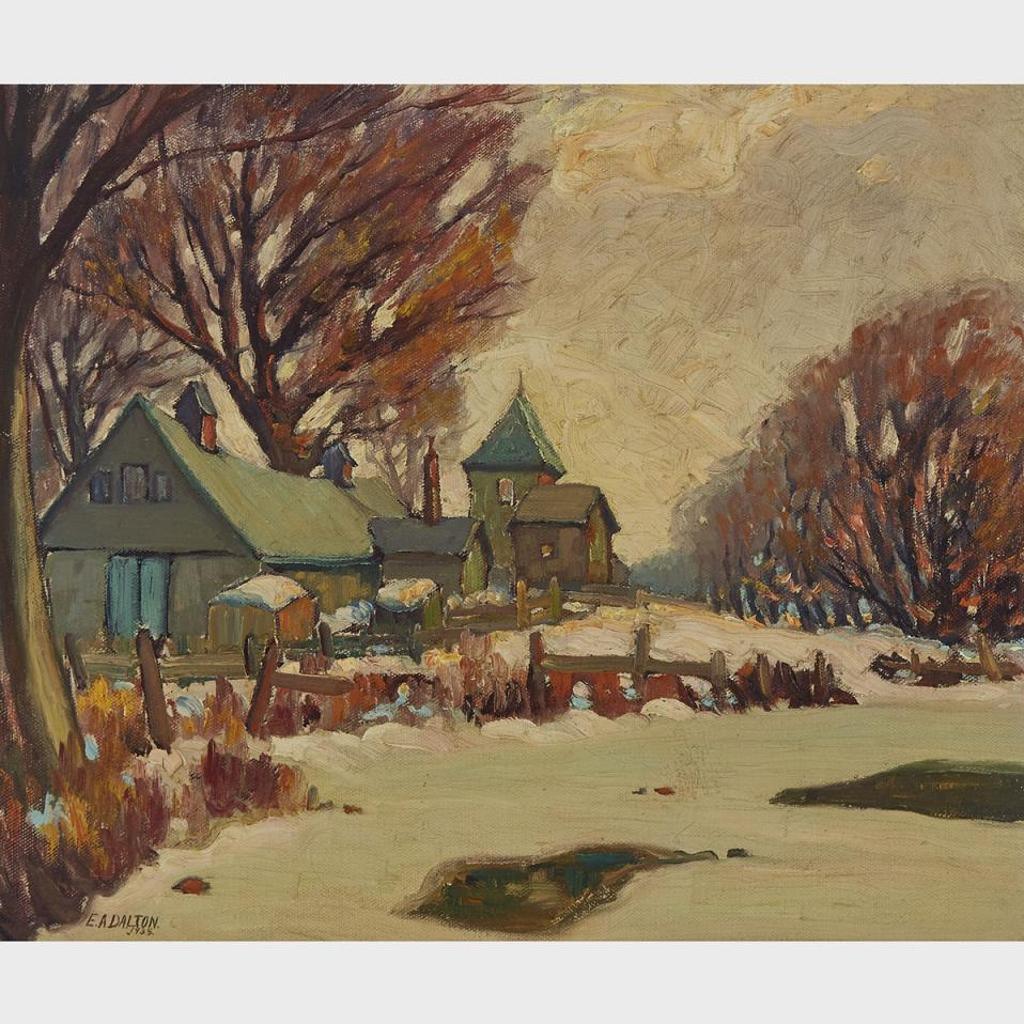 Ernest Alfred Dalton (1887-1963) - Early Snowfall