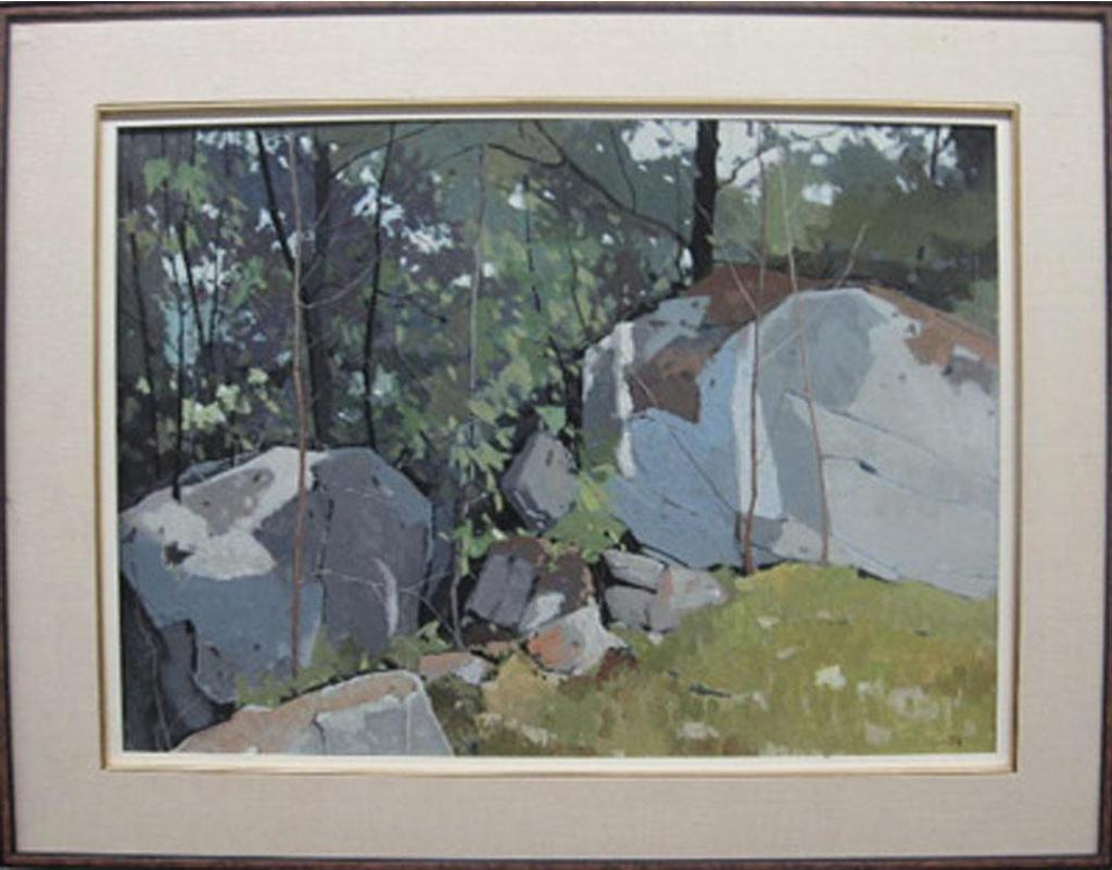 Donald Appelbee Smith (1917) - Sun Splashed Rocks, Lake Rousseau
