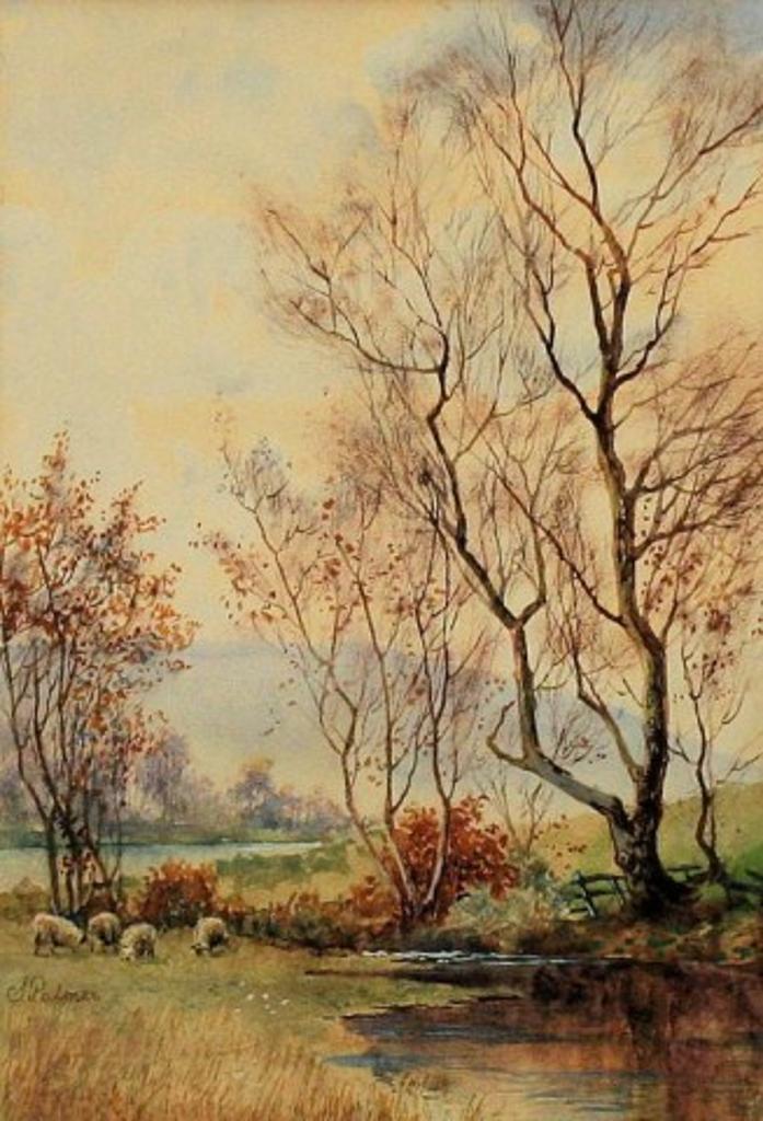 Samuel Palmer (1805-1881) - Sheep in Pasture