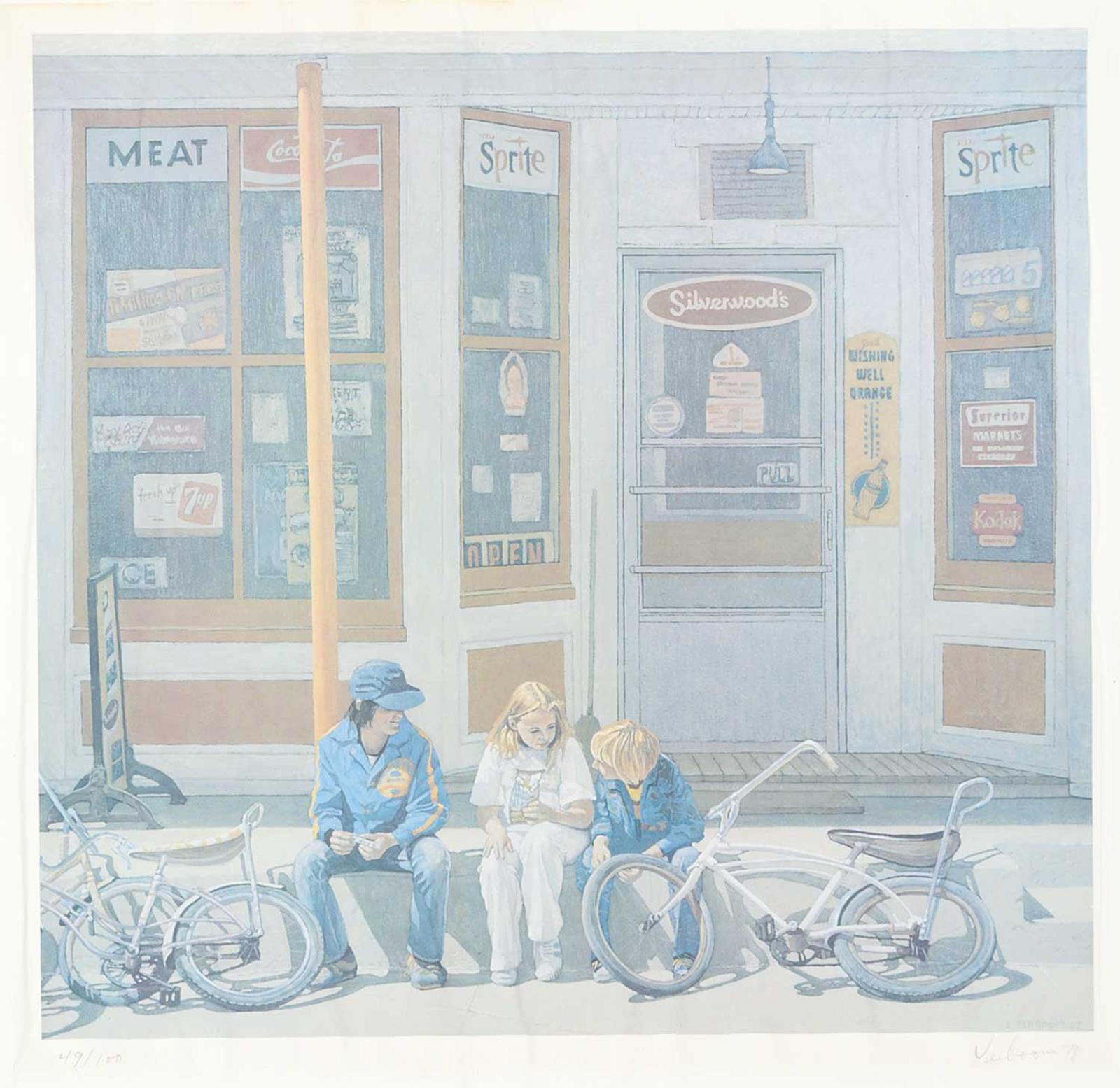 Klaas Willem Verboom - Untitled - Kids with Bikes  #49/100