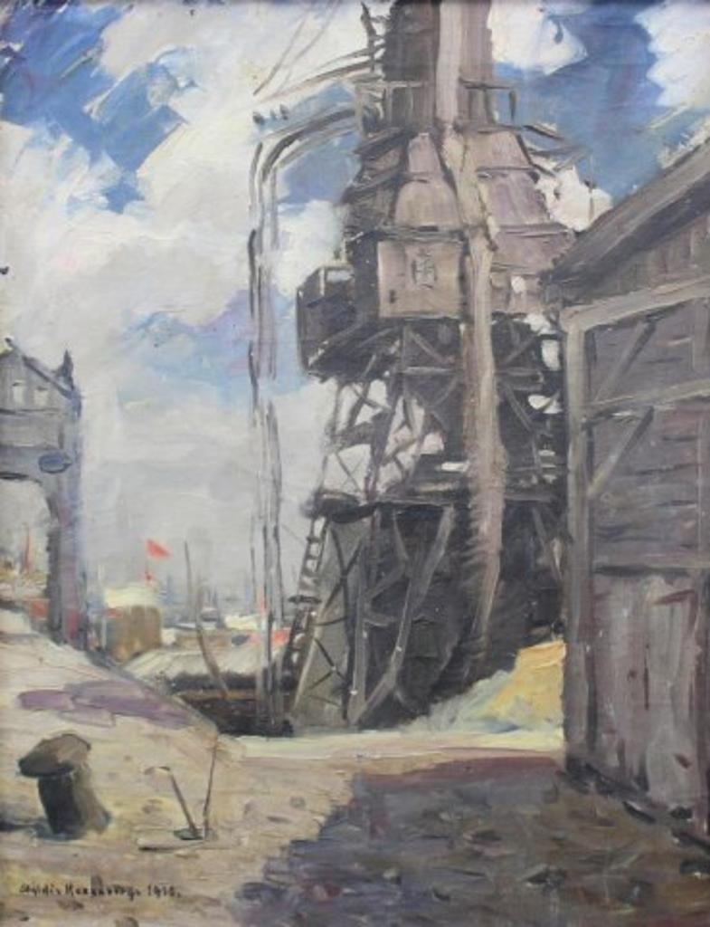 Valdis Kalnroze (1894-1993) - Industrial Landscape