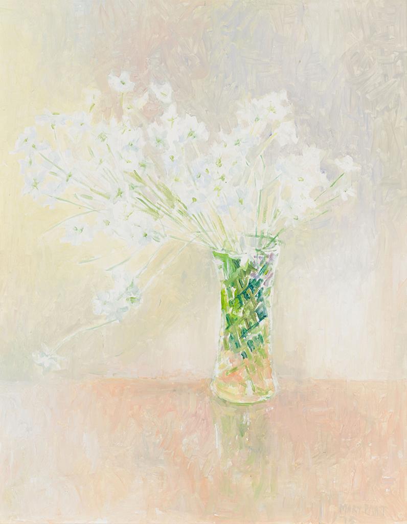 Mary Frances West Pratt (1935-2018) - Crystal Vase with Daisies