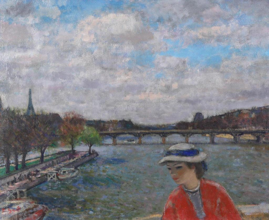 Francois Frenc Gall (1912-1987) - La Seine - Pont Des Arts