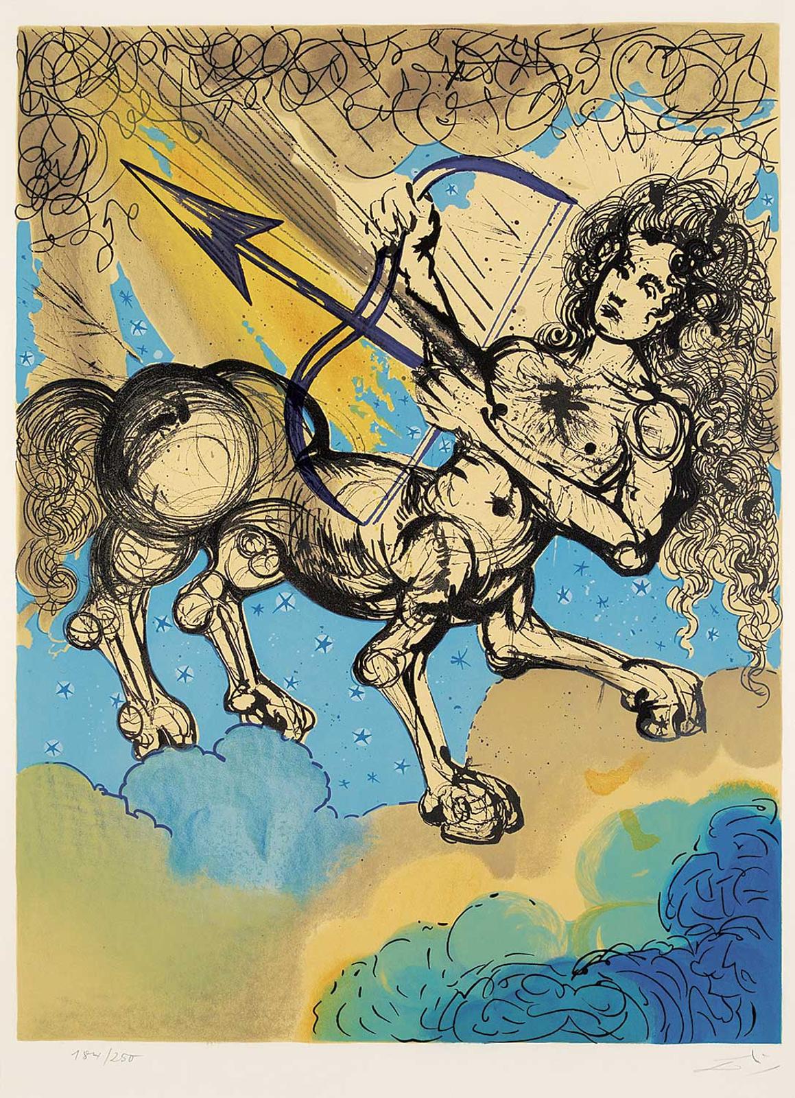 Salvador Dalí (1904-1989) - Sagittarius  #184/250