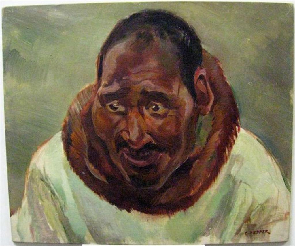 George Douglas Pepper (1903-1962) - Portrait Of Simeone Niglavera?
