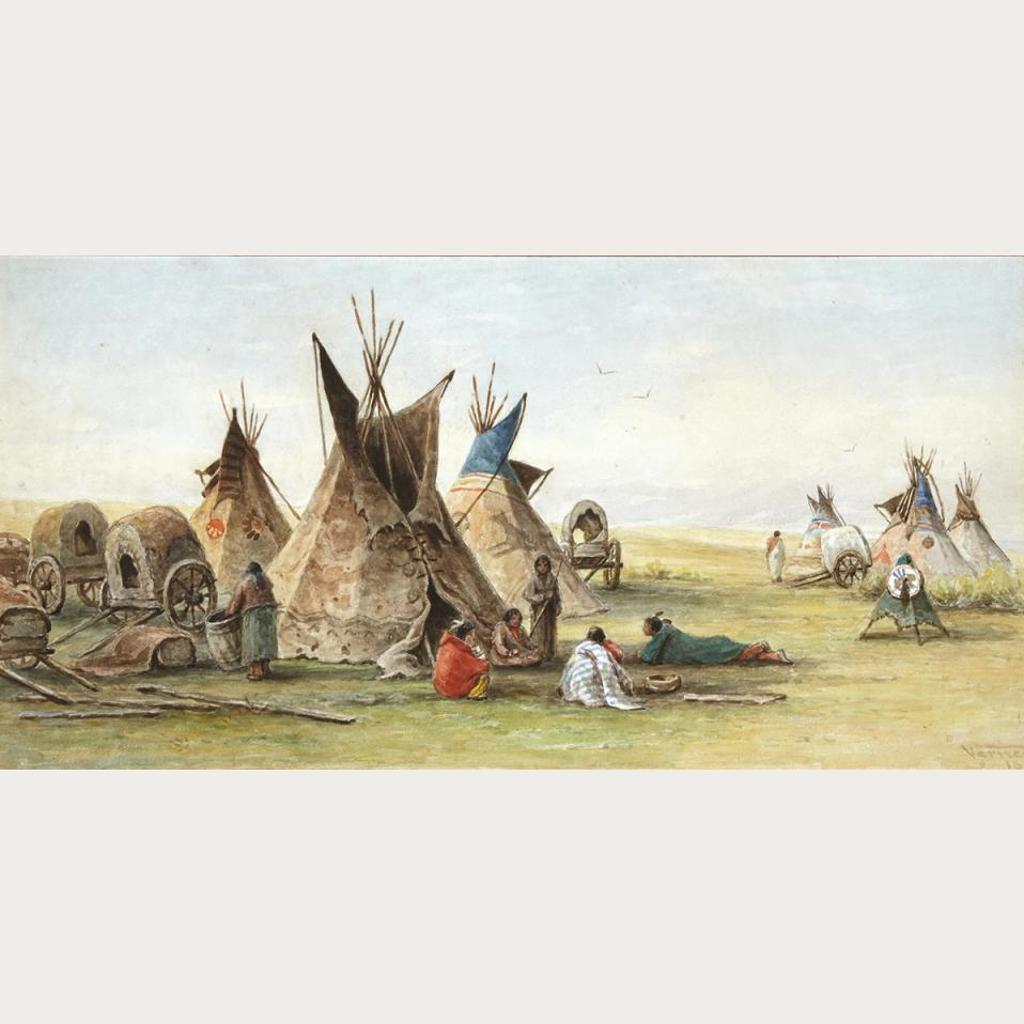 Frederick Arthur Verner (1836-1928) - Sioux Encampment