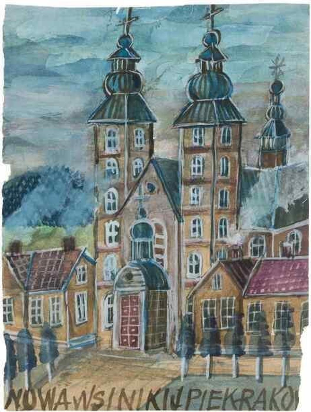 Nikifor (1895-1968) - Polish church