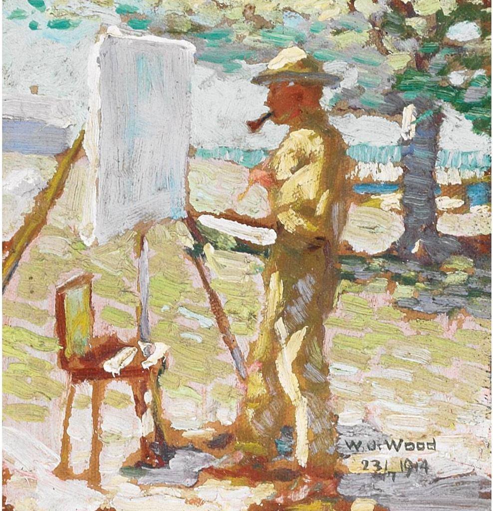 William John Wood (1877-1954) - Empty Canvas