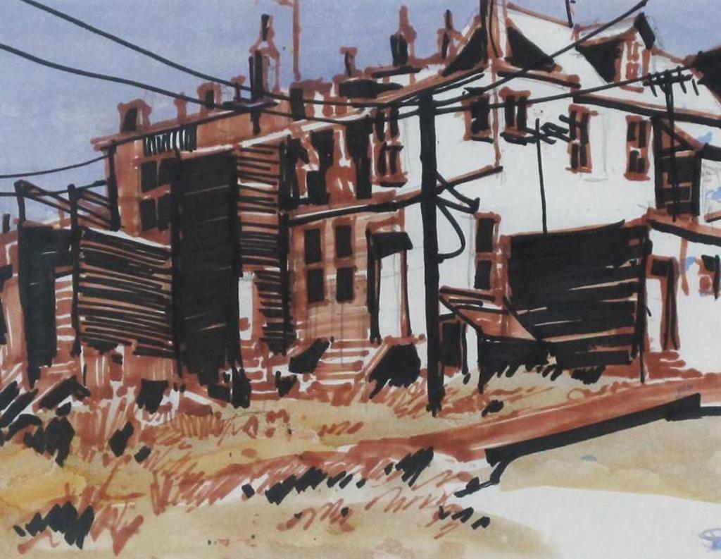 James Stanford (Stan) Perrott (1917-2001) - Alley #2 (Coleman, Crowsnest, Alta)