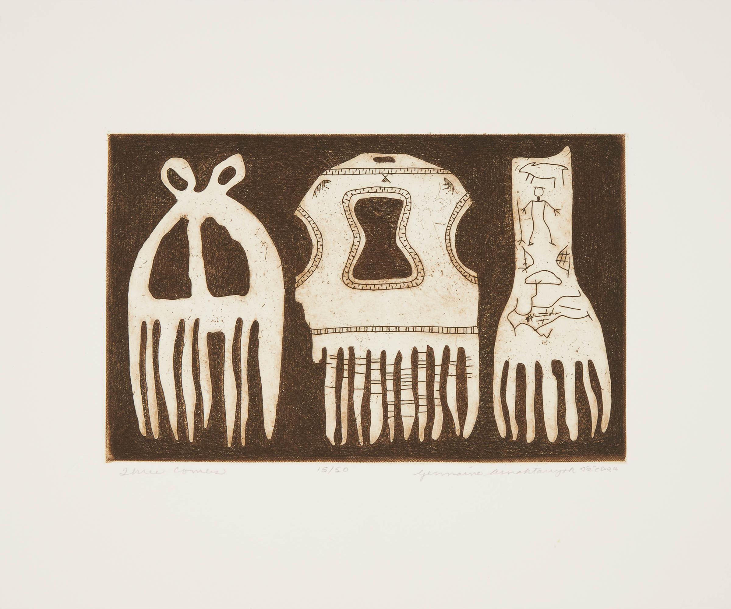 Germaine Arnattaujuq (Arnaktauyok) - Three Combs