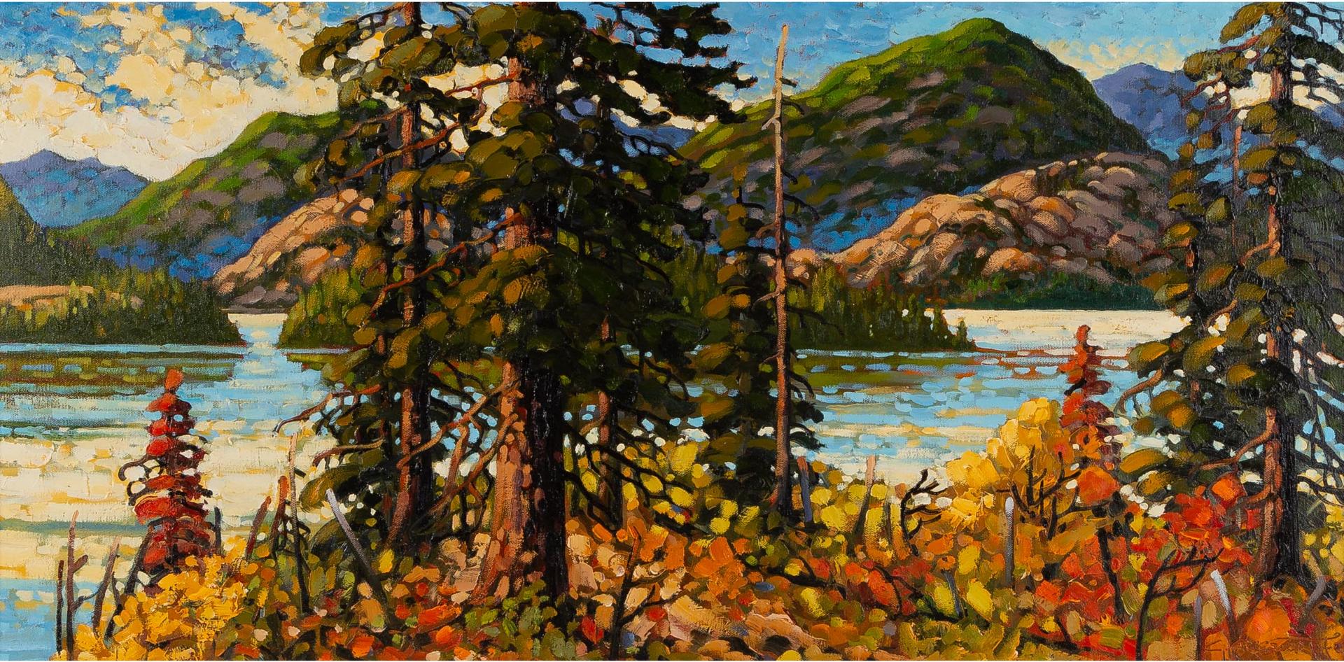 Rod Charlesworth (1955) - Slow Flow, Fraser River, B.C.
