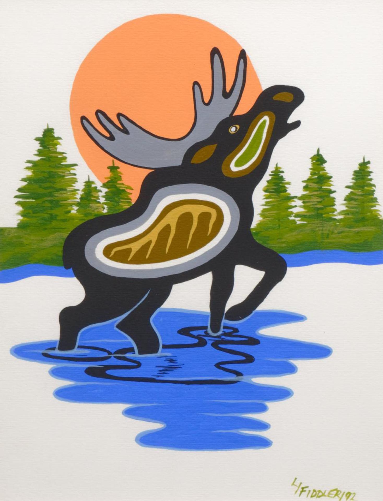 Lloyd Fiddler - Untitled - Moose