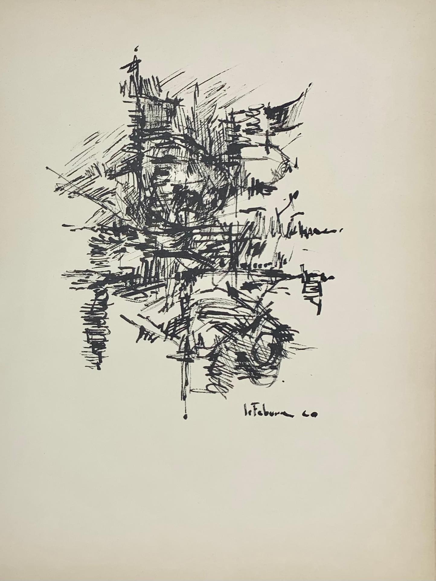 Jean LeFébure (1930-2013) - Jean Lefébure, Sans titre / Untitled, 1960