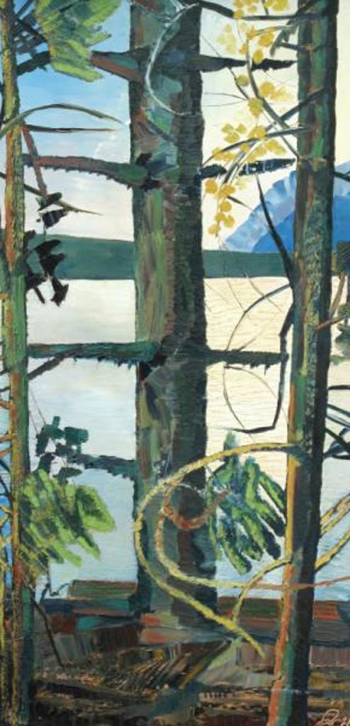 David Pugh (1946-1994) - Lakeside Trees