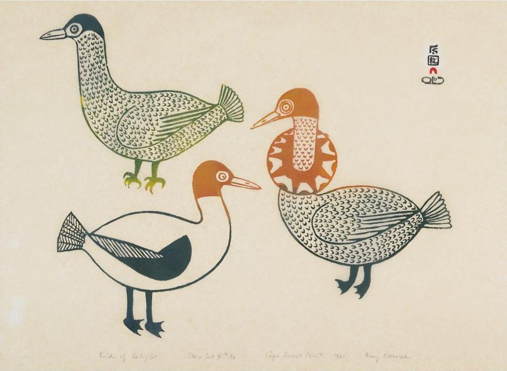 Mary Pitseolak (1931-1985) - Birds Of Delight
