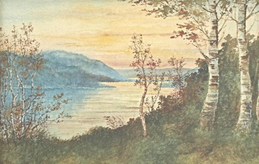 James de Rinzy - Sunrise on Birch Lake