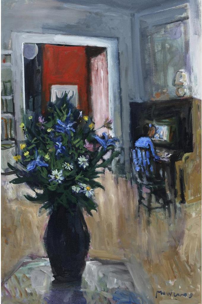Molly Joan Lamb Bobak (1922-2014) - Interior With Piano