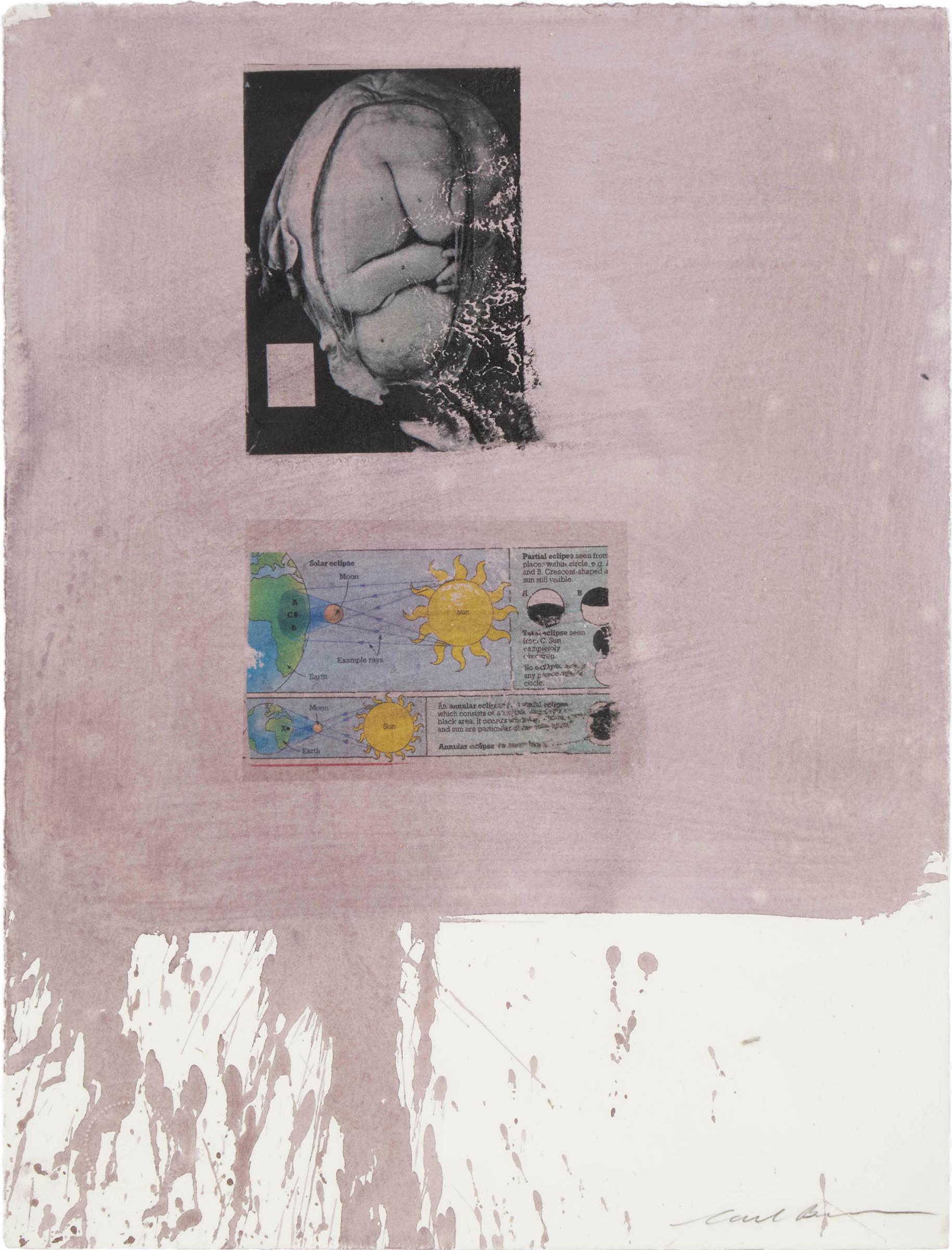 Carl Beam (1943-2005) - Untitled (Solar Eclipse)