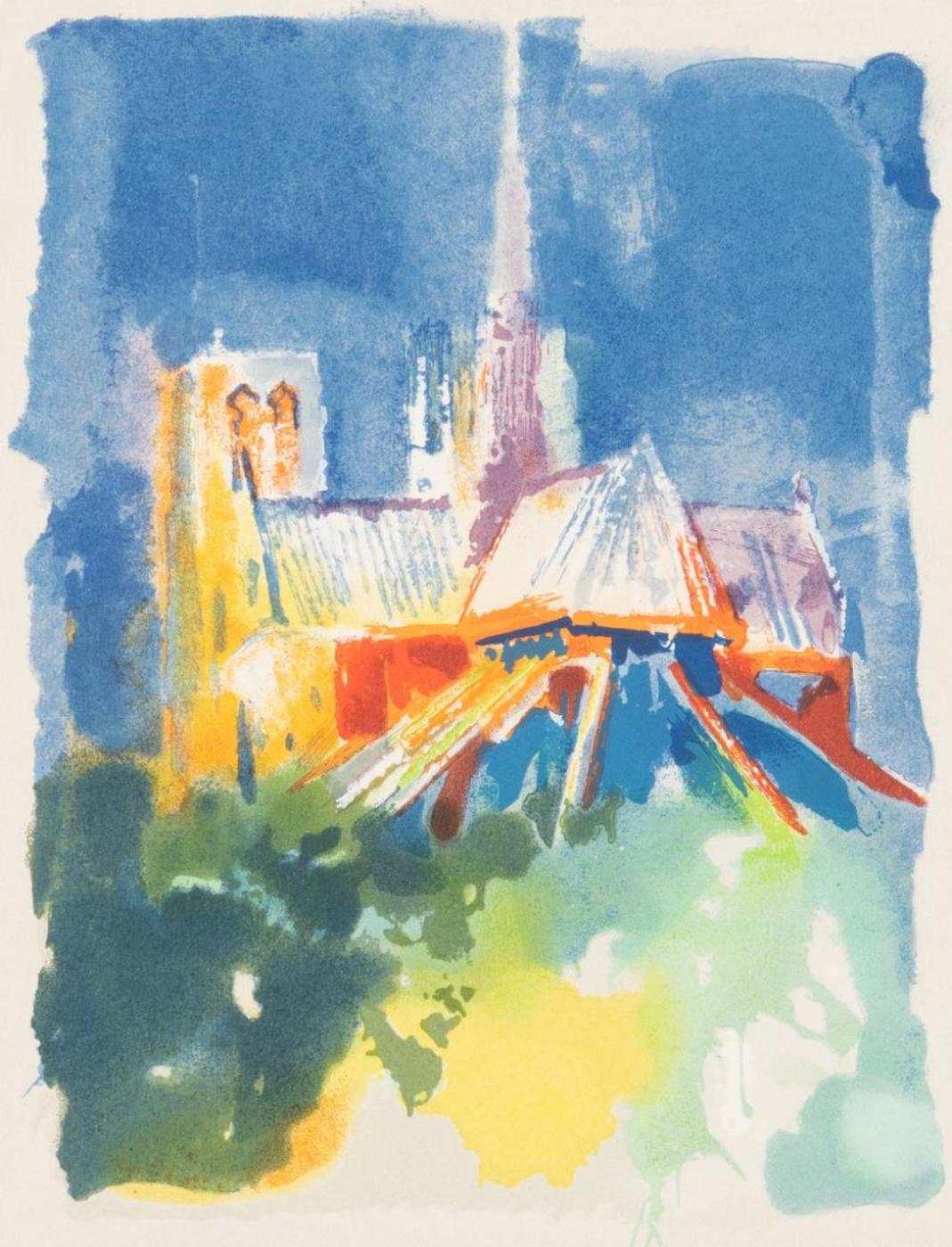 Leroy Neiman (1926-2012) - Notre Dame