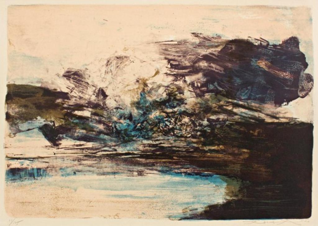 Zao Wou-Ki (1921-2013) - Abstract Composition