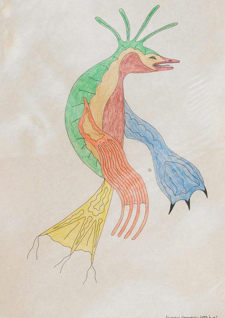 Kavavaow Mannomee (1958) - Untitled (Bird/Creature)