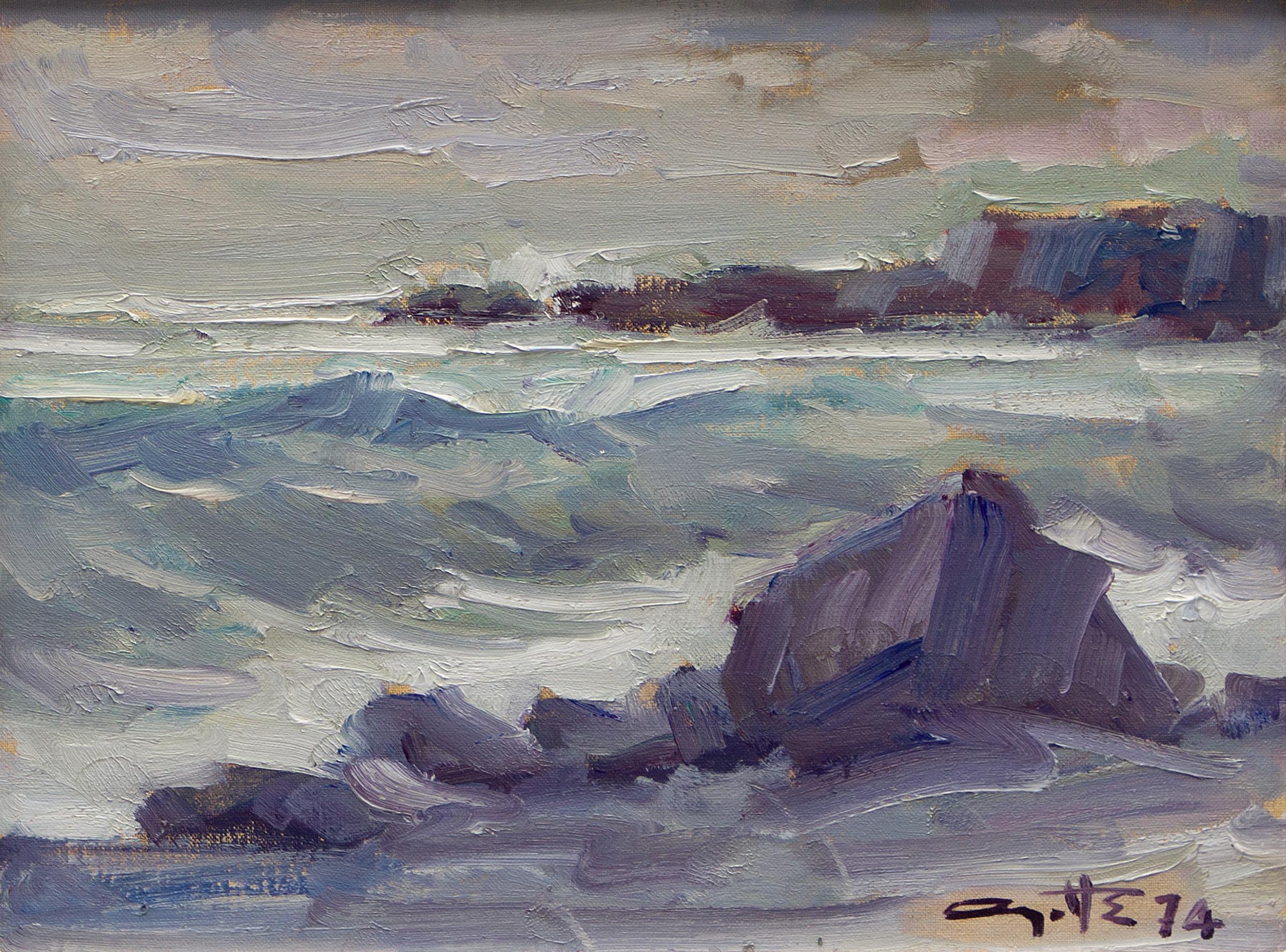 Léo Ayotte (1909-1976) - Vagues, 1974