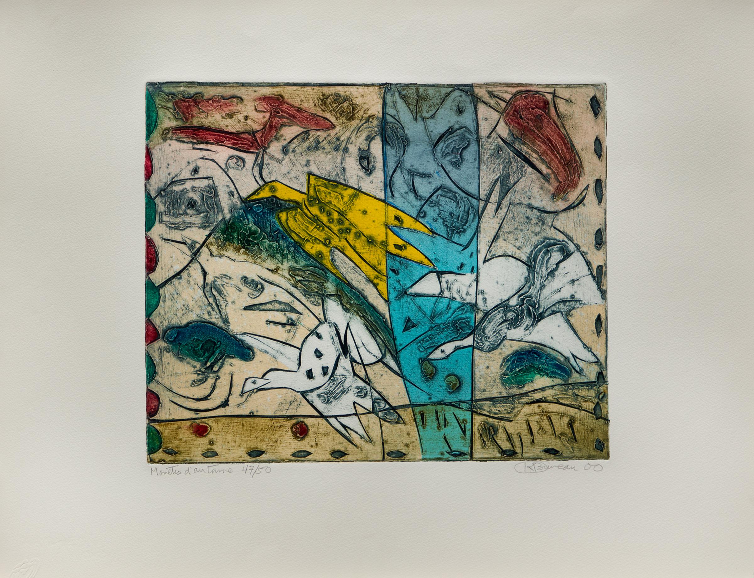 Kittie Bruneau (1929-2011) - Mouettes d'automne, 2000