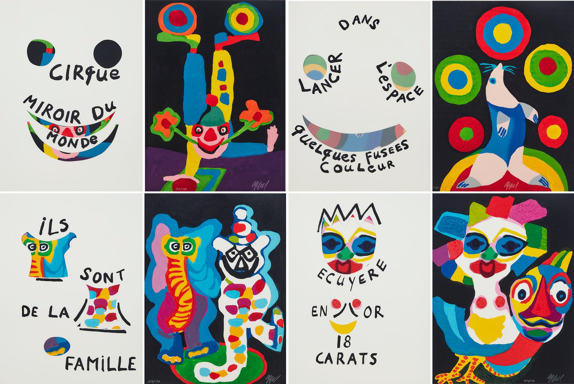 Karel Appel (1921-2006) - Circus, 10 Plates, Volume 1, 1978