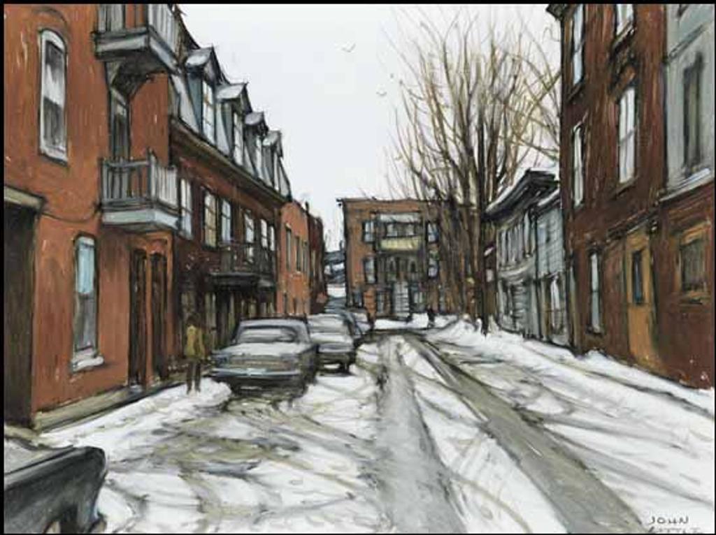 John Geoffrey Caruthers Little (1928-1984) - Rue Ste. Philomène vers St. Margaret, St. Henri - Montréal