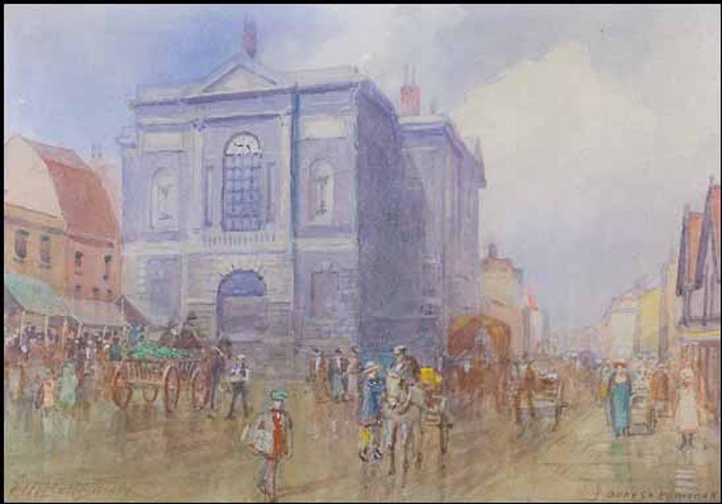 Frederic Martlett Bell-Smith (1846-1923) - Market Morning, Bury St. Edmunds