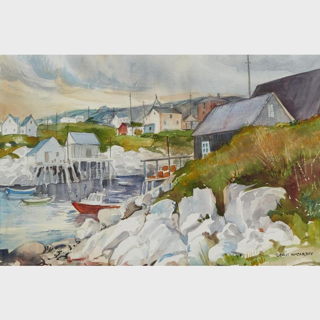 Doris Jean McCarthy (1910-2010) - Fishing Village