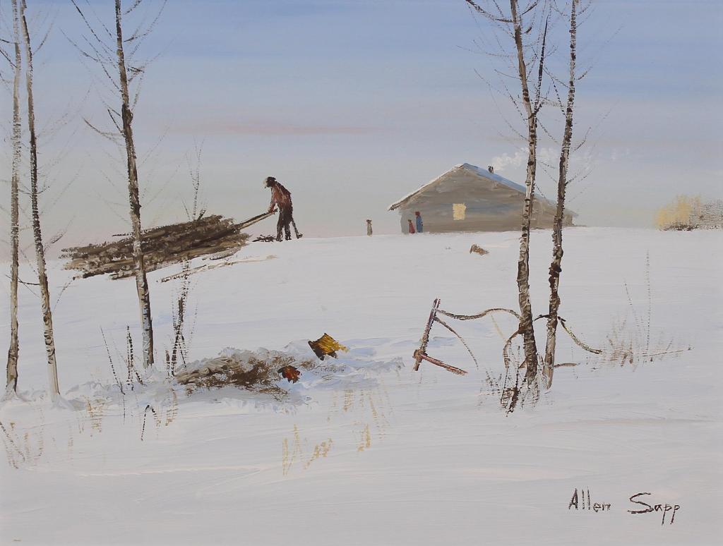 Allen Fredrick Sapp (1929-2015) - Getting Logs For Firewood