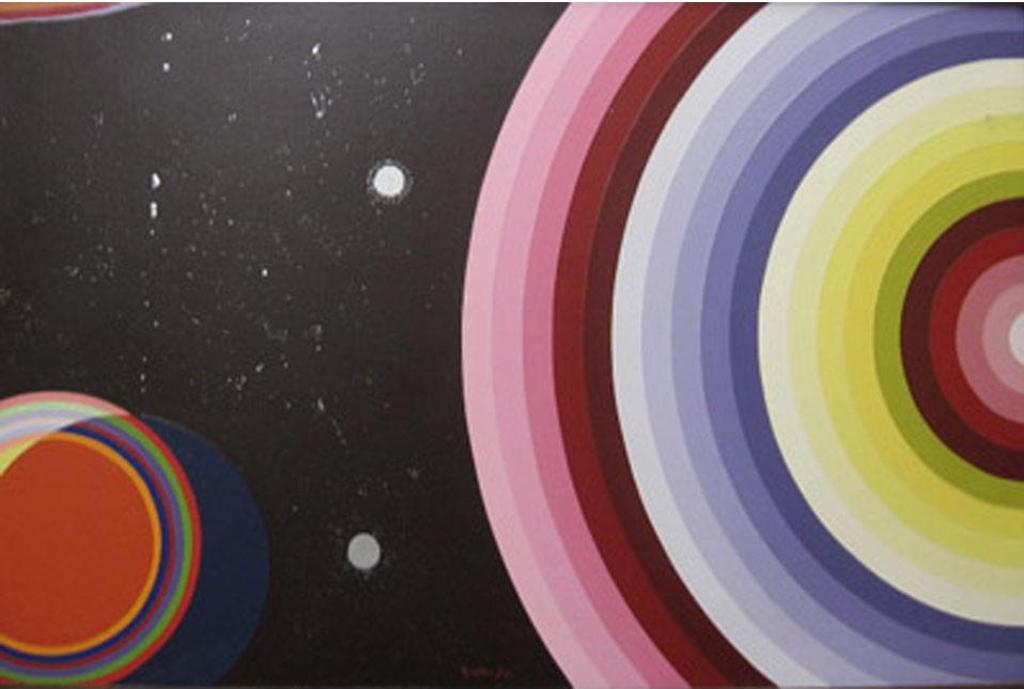 Max Epstein (1932-2002) - Concentric Circles