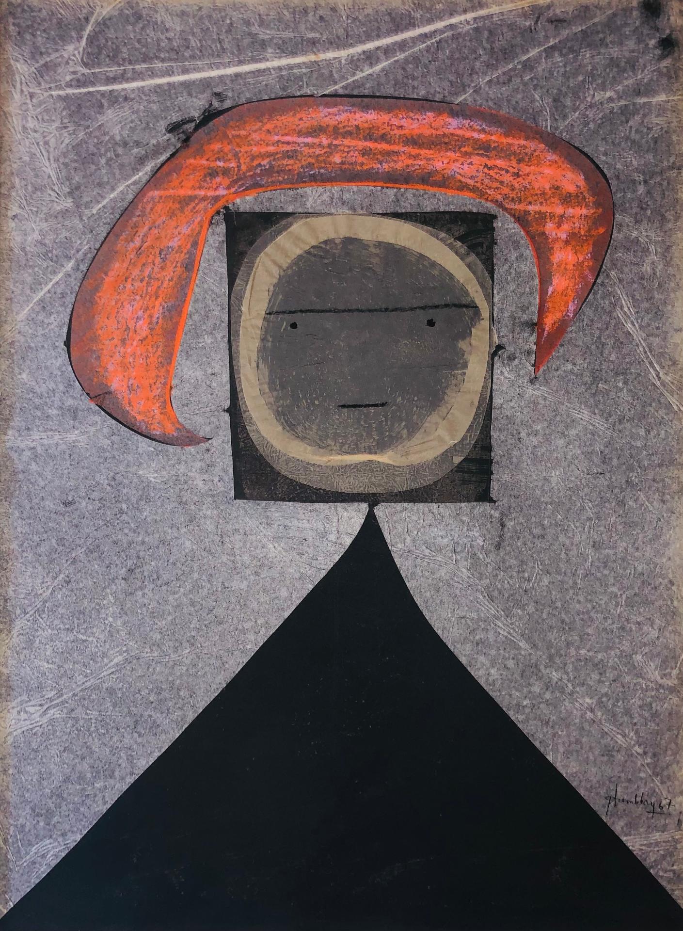Gérard Tremblay (1928-1992) - Bag noir mat lelane, 1967