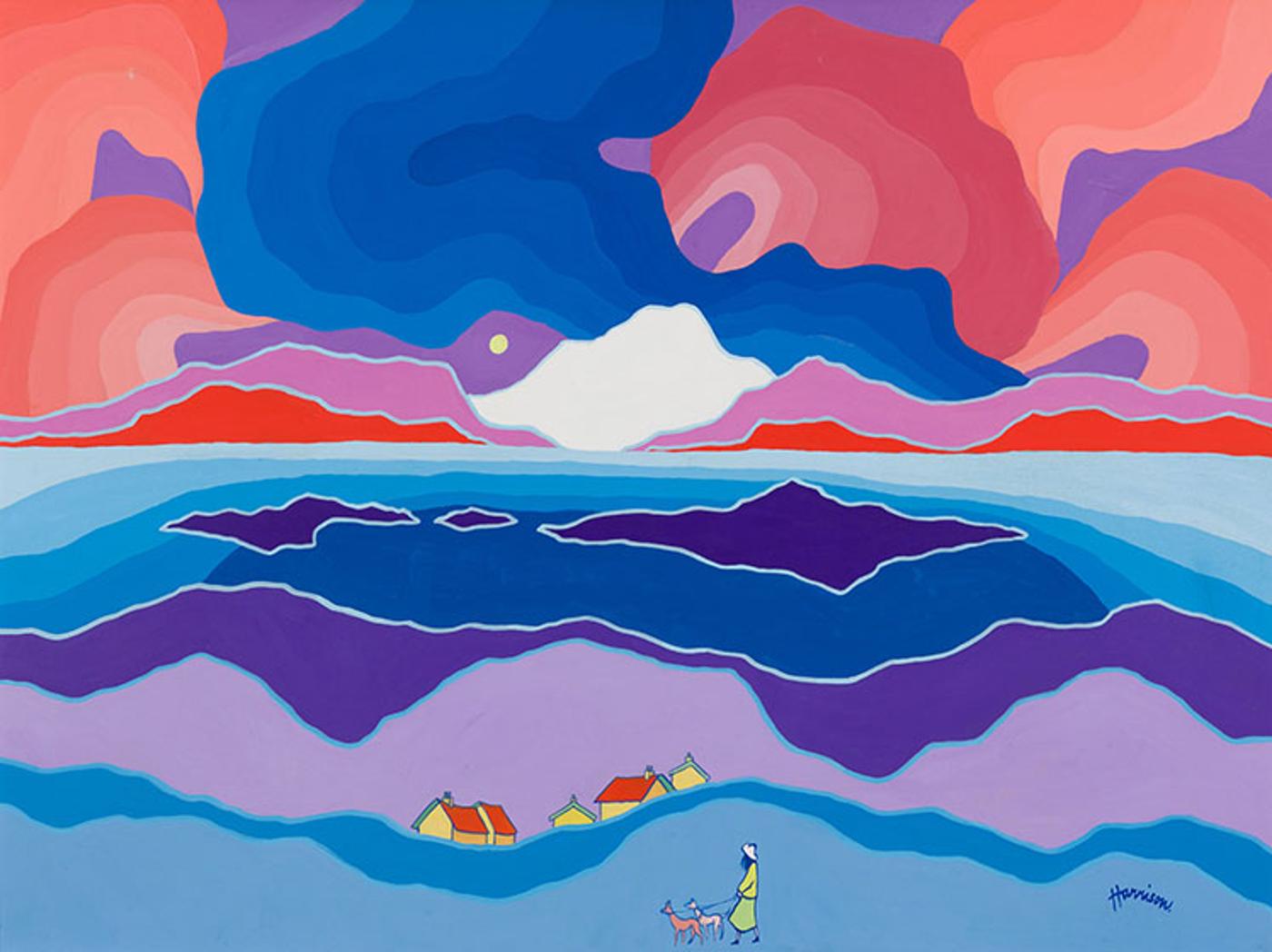 Ted Harrison (1926-2015) - Wondrous Land