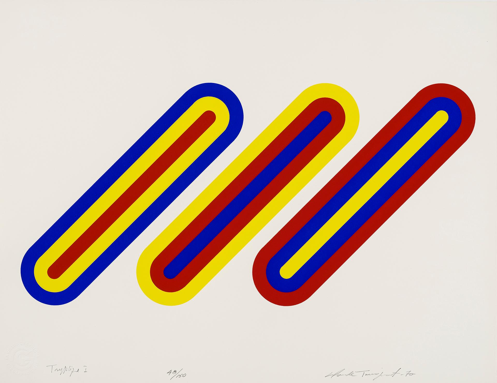 Claude Tousignant (1932) - Triptyque I, 1970