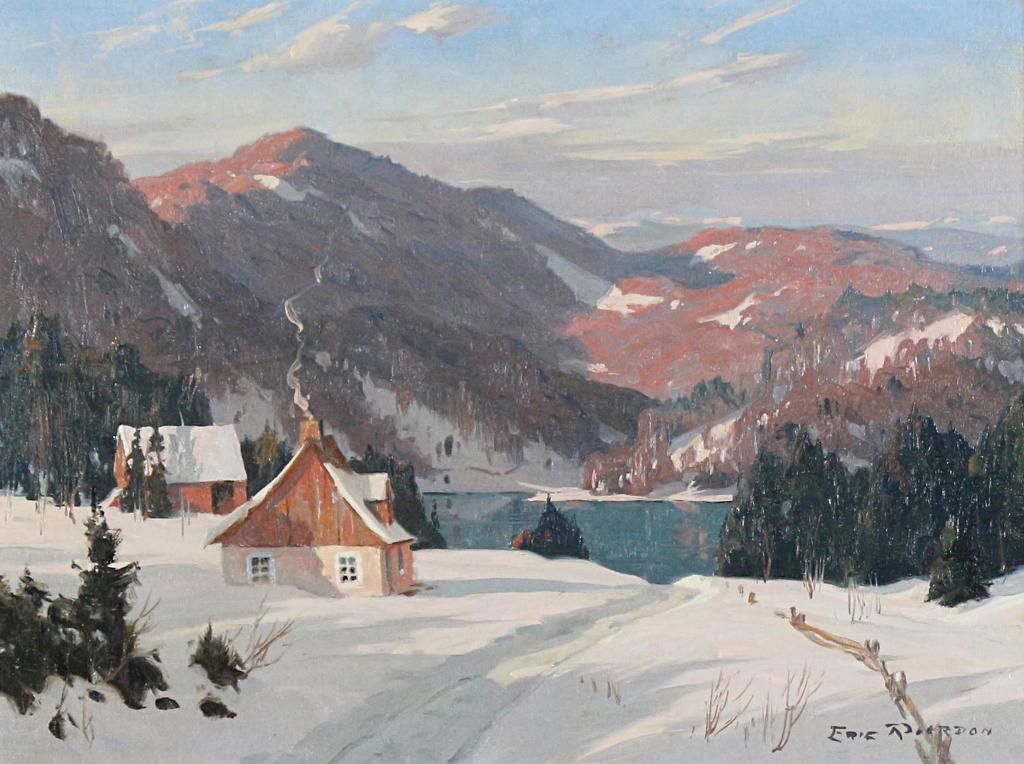 John Eric Benson Riordon (1906-1948) - December Evening, Laurentians