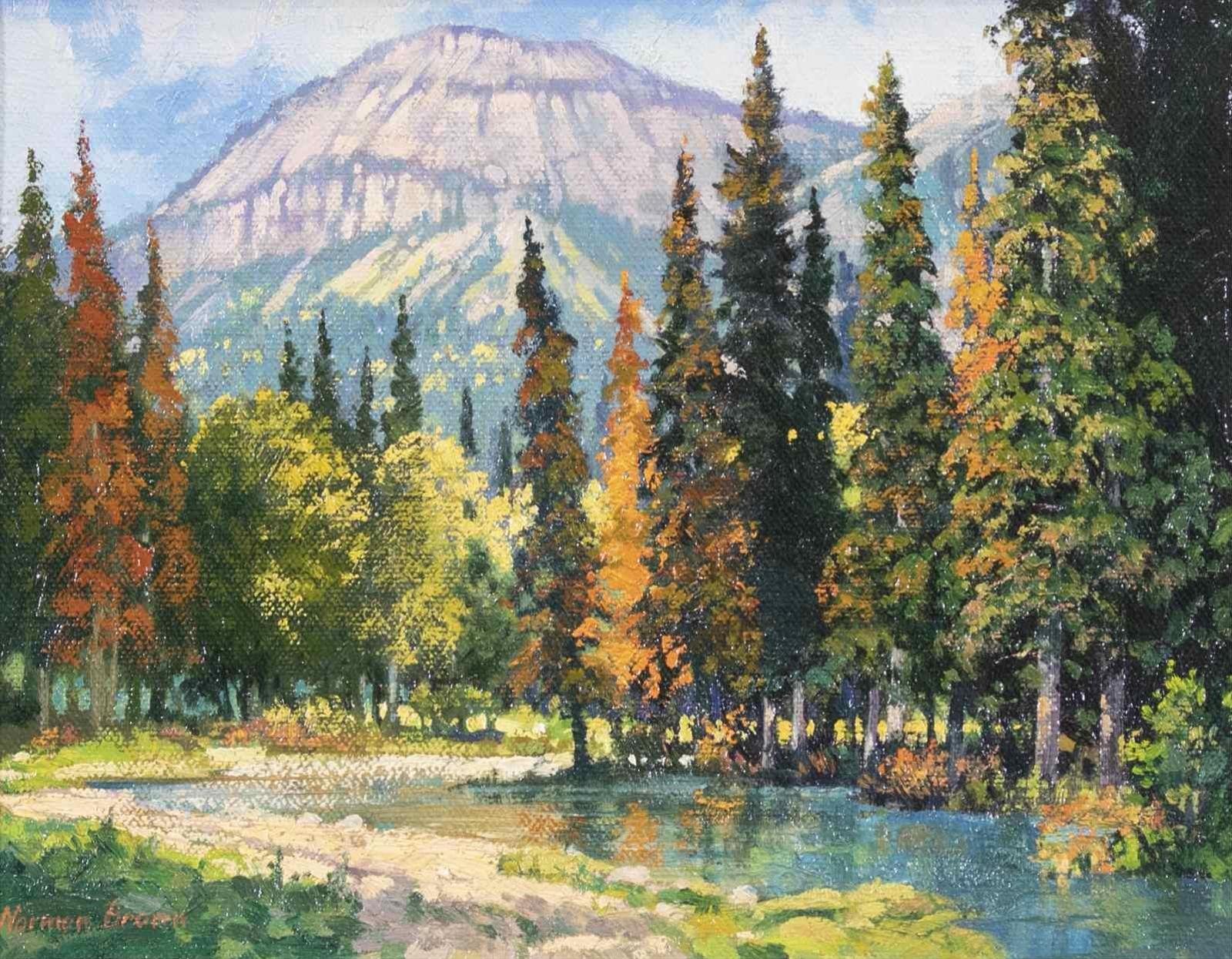 Norman Richard Brown (1958-1999) - Mountain Landscape, Autumn
