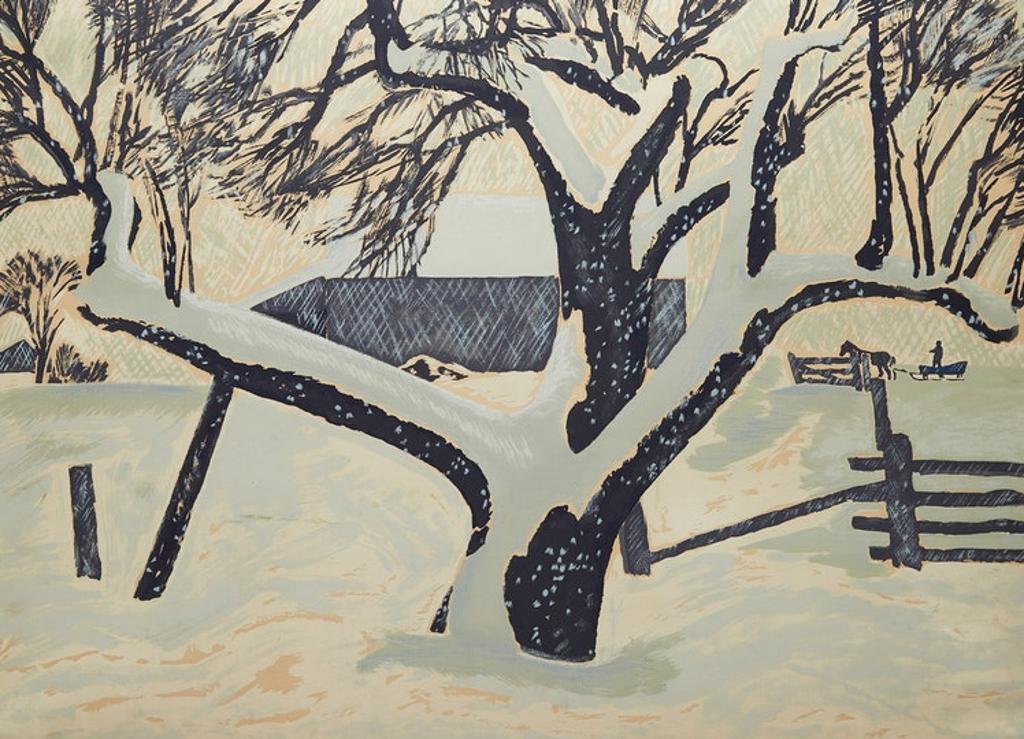 Thoreau MacDonald (1901-1989) - Snow Storm