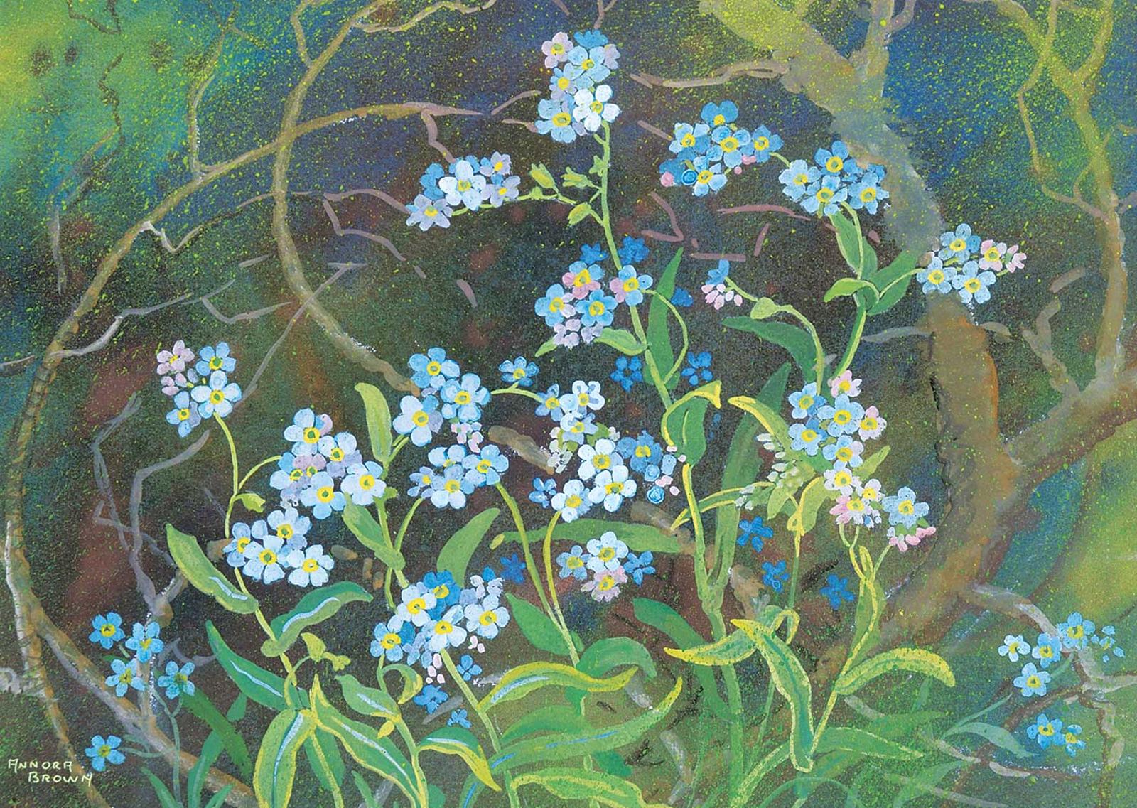 Annora Brown (1899-1987) - Untitled - Forget-Me-Not