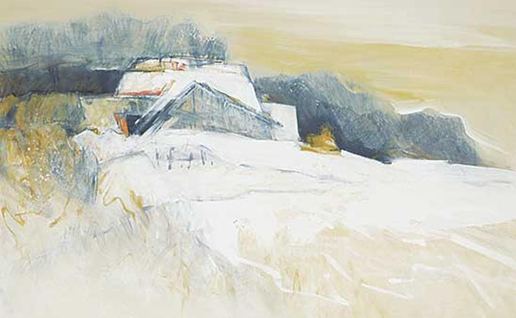 Richard Billmeier (1921) - Untitled - Snowed in Barn