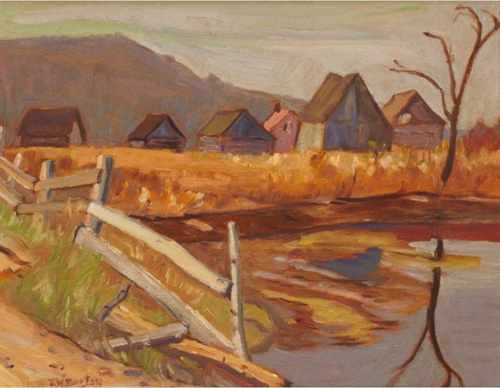 Ralph Wallace Burton (1905-1983) - Late Autumn Near Lac Ste. Marie, Que., 1963