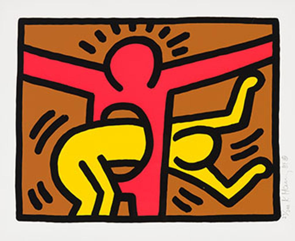 Keith Haring (1958-1990) - Untitled (Plate 3 from Pop Shop IV)