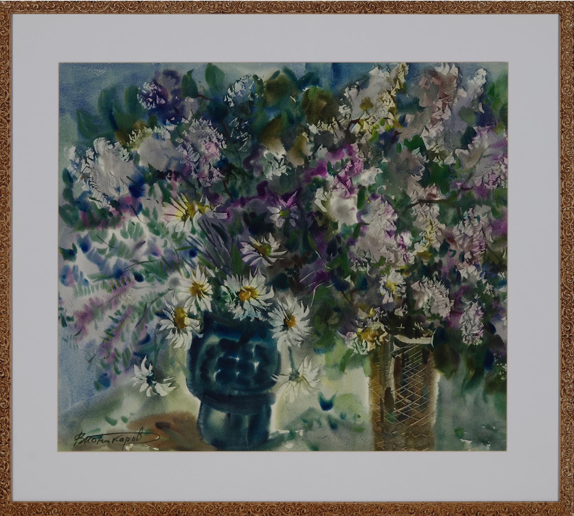 Vasyl Ponikarov - Untitled (Floral Study)
