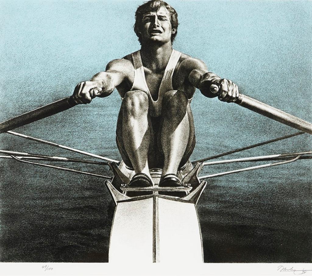 Kenneth (Ken) Edison Danby (1940-2007) - The Sculler