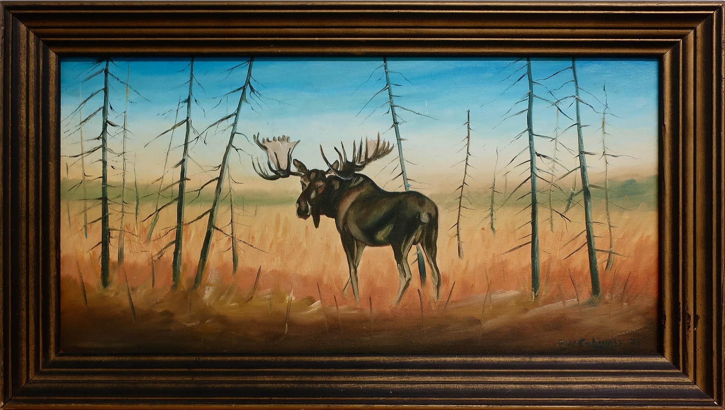 Eddy Cobiness (1933-1996) - Untitled (Bull Moose)