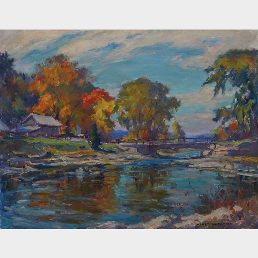Manly Edward MacDonald (1889-1971) - House On The Napanee River